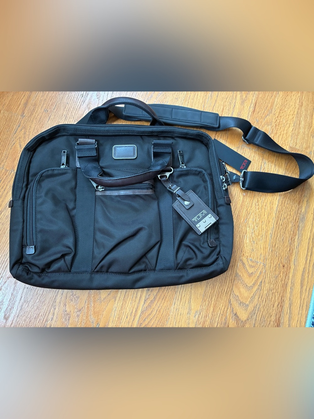 NWT TUMI Alpha Bravo Black Briefcase